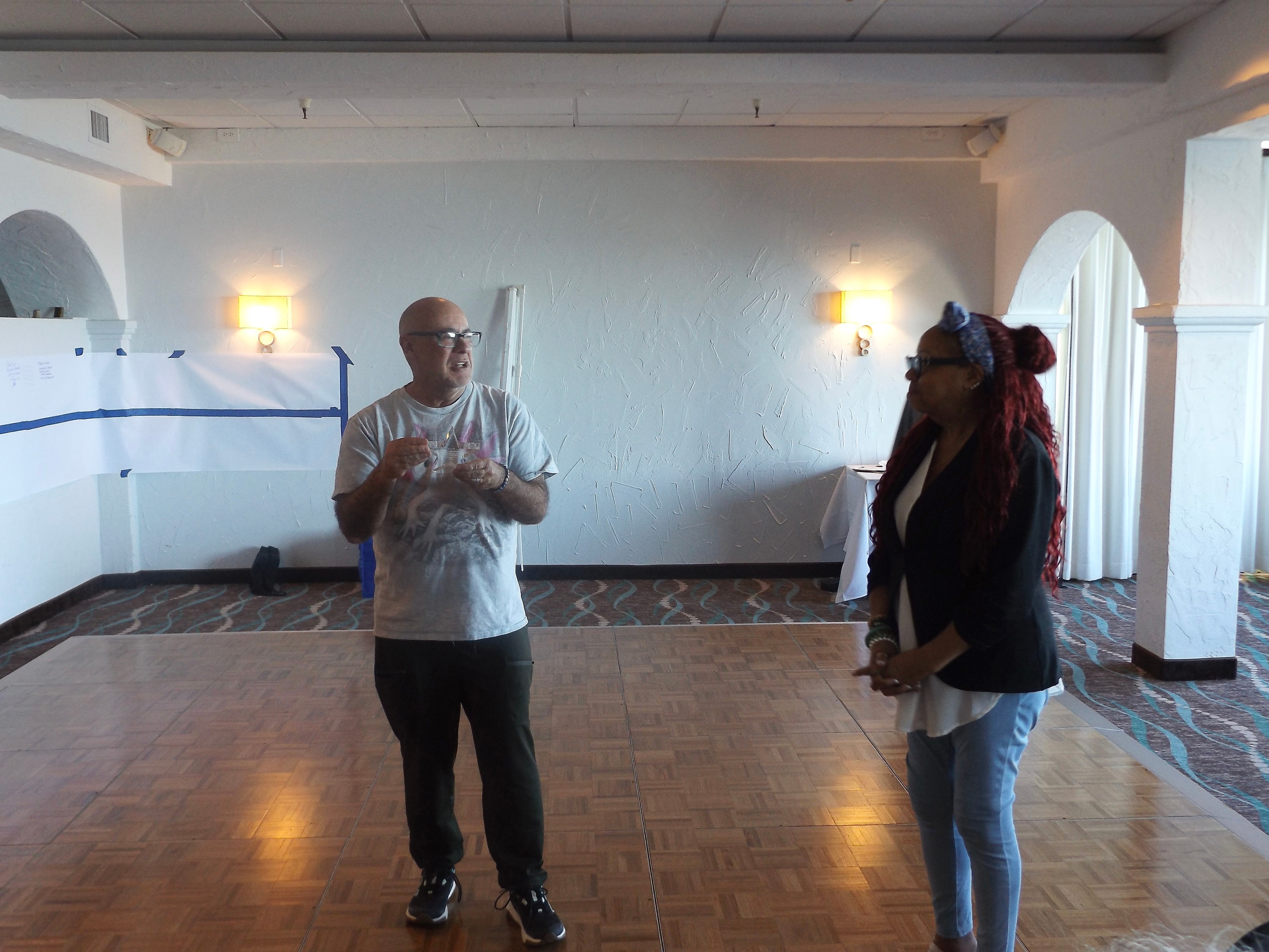 Two Gathering participants together