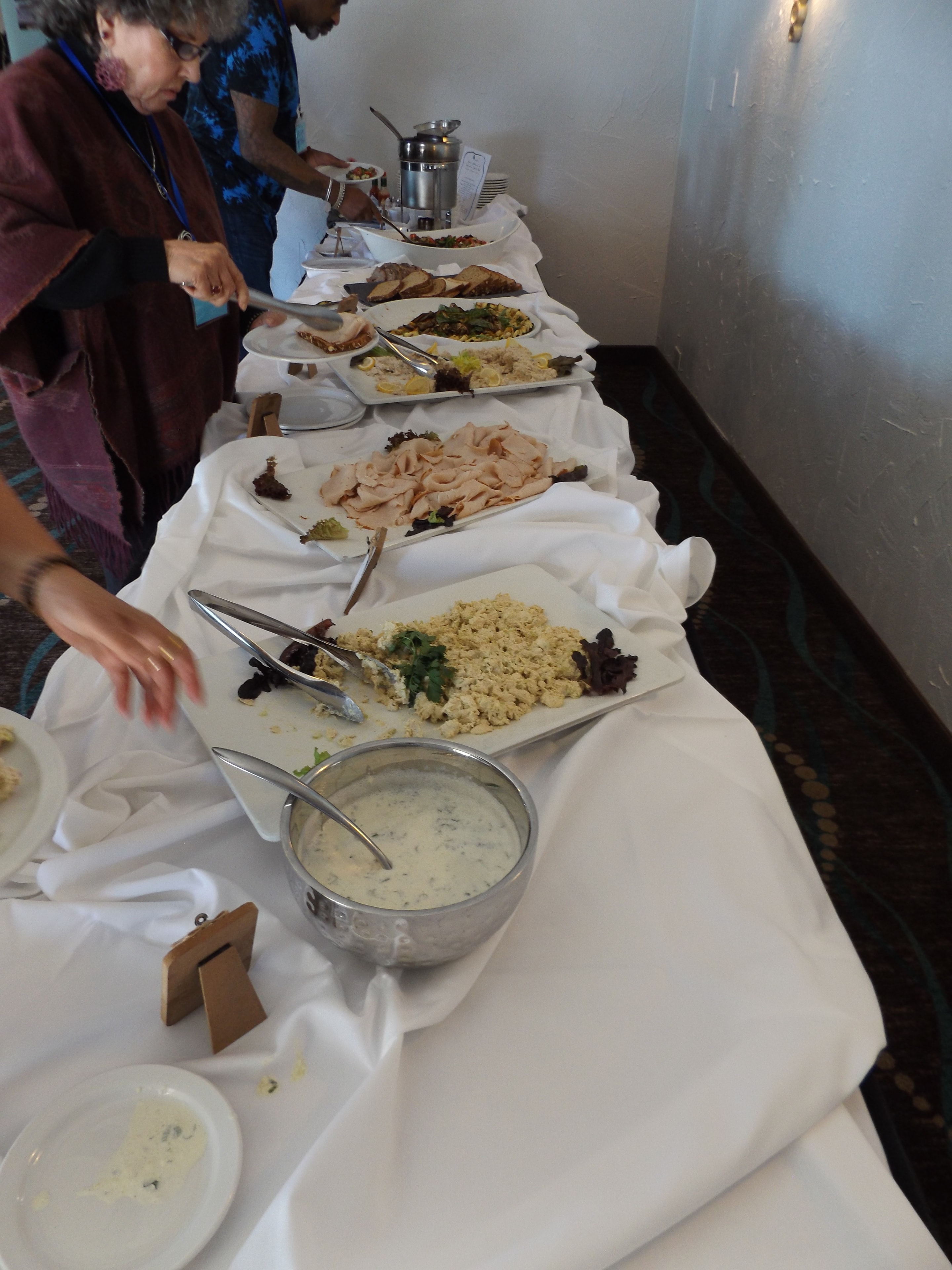 Gathering meal display