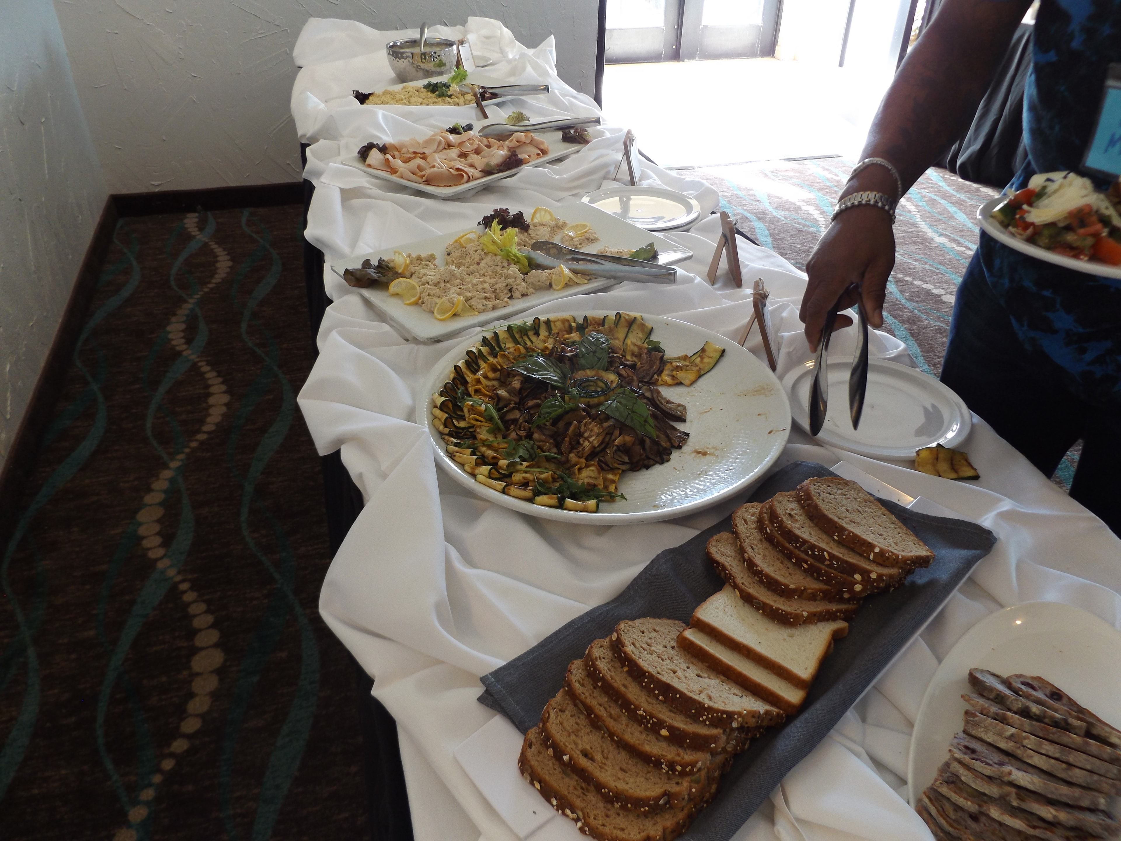 Food and refreshments at the Gathering