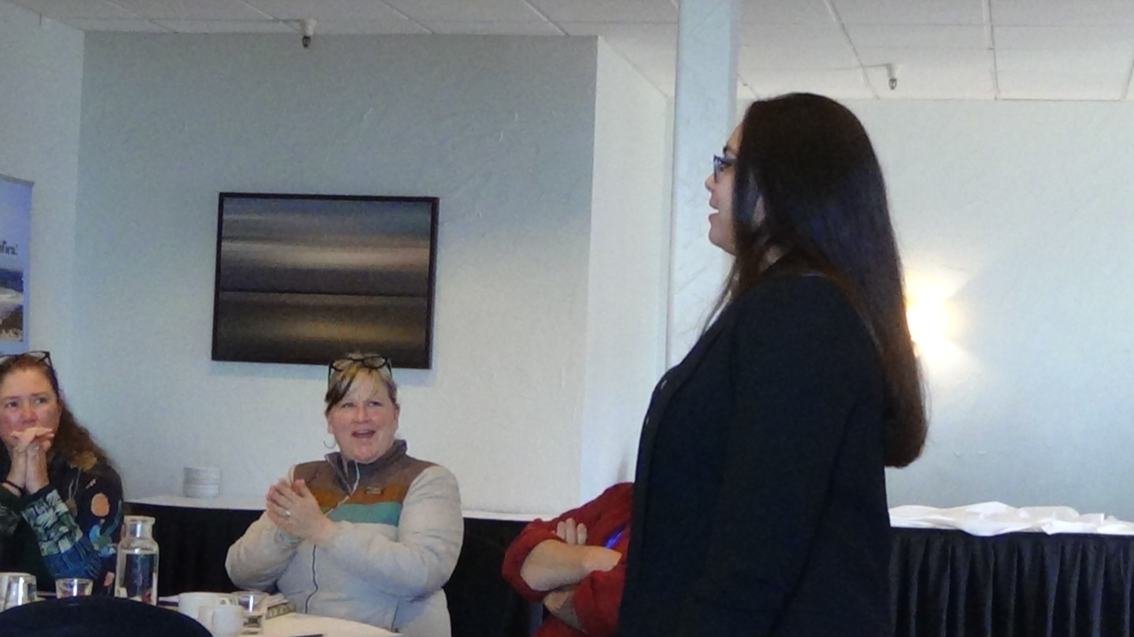Speaker at a Gathering discussion