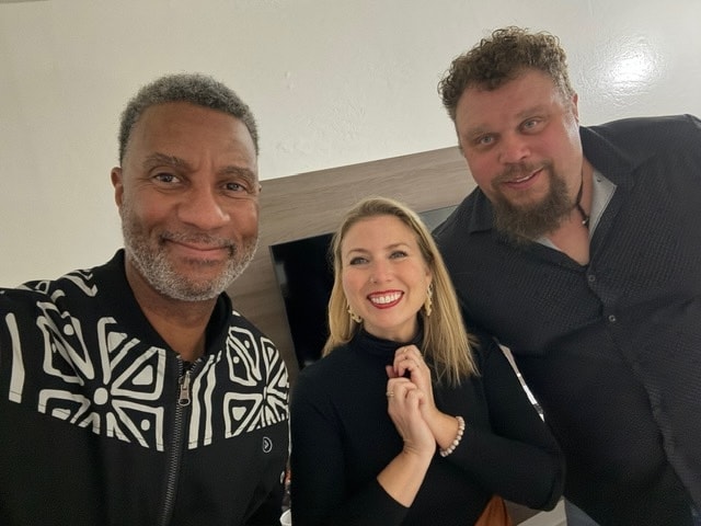 Three Gathering participants together
