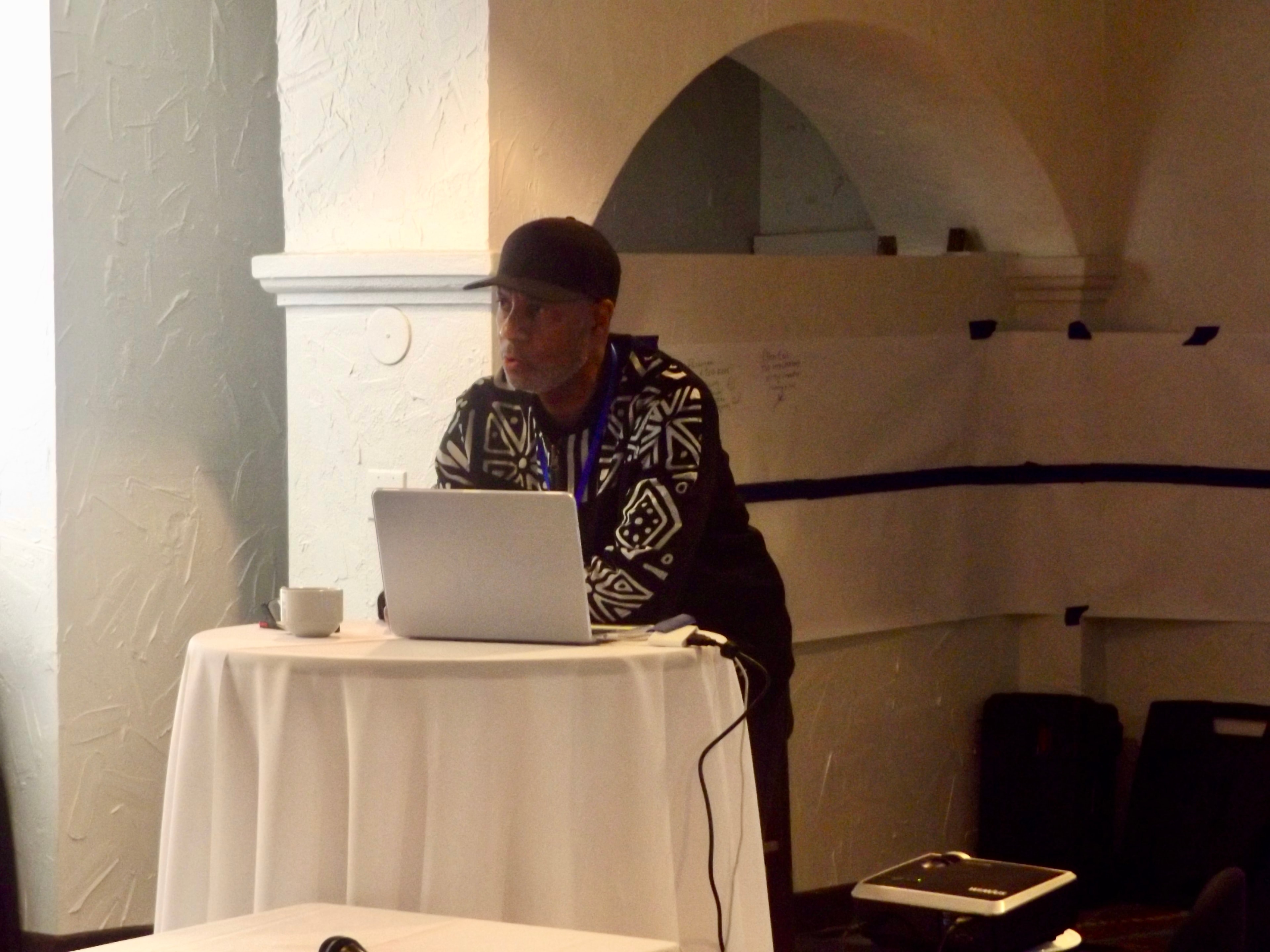 Gathering presentation by a participant