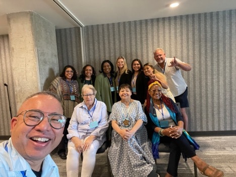Group selfie at LITF 2025